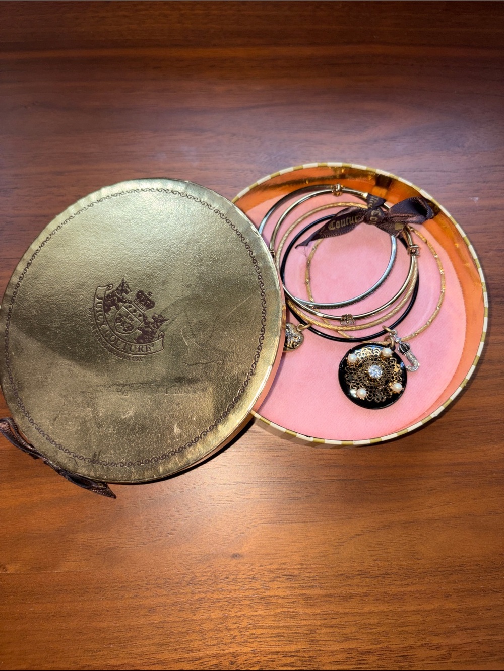 Juicy Couture Gold Tone Bangle Set